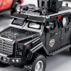 The multi-color armored riot control vehicle model combination set is made of simulated metal material Application Scenario